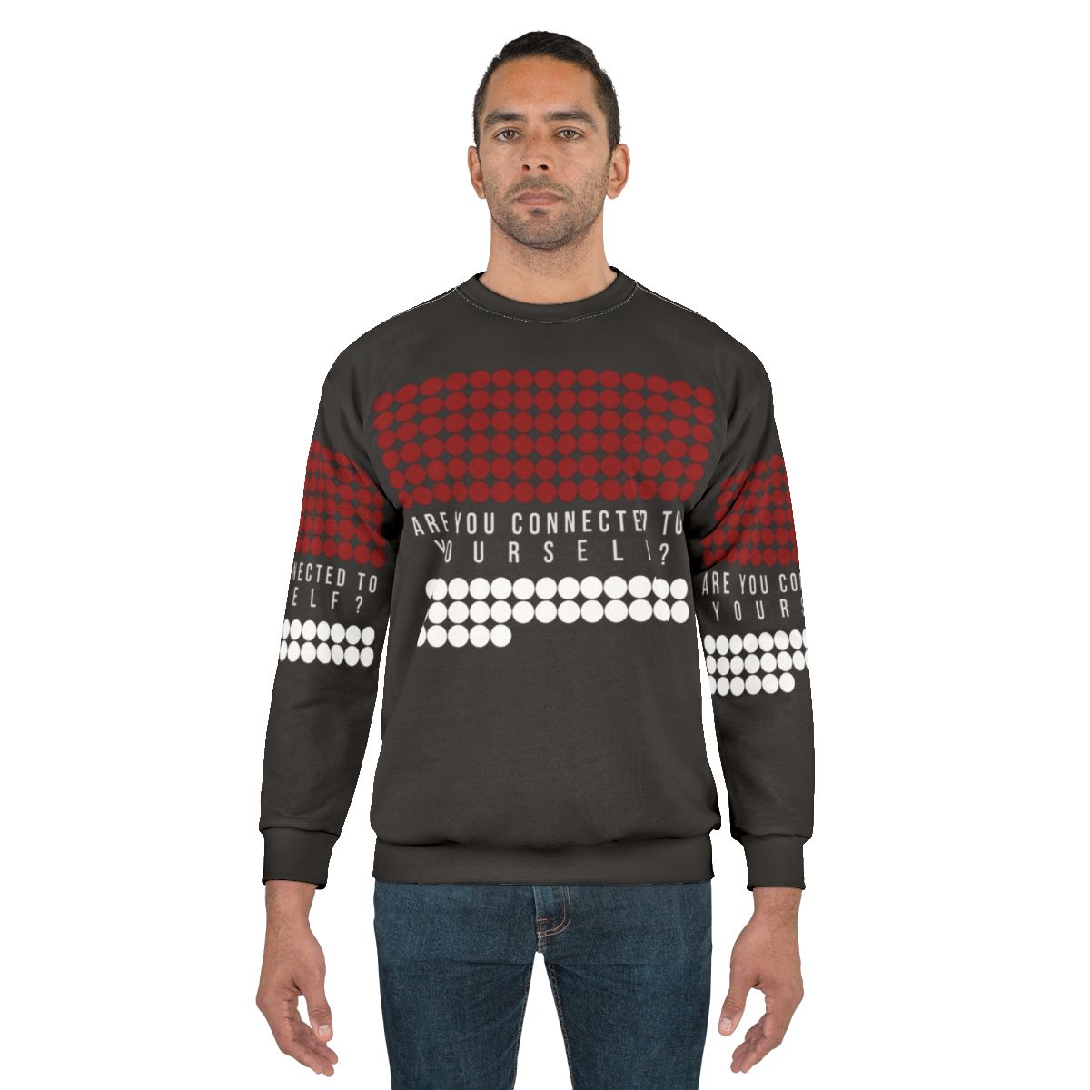 "Connected With Yourself" Japanese Horror-Inspired Sweatshirt
