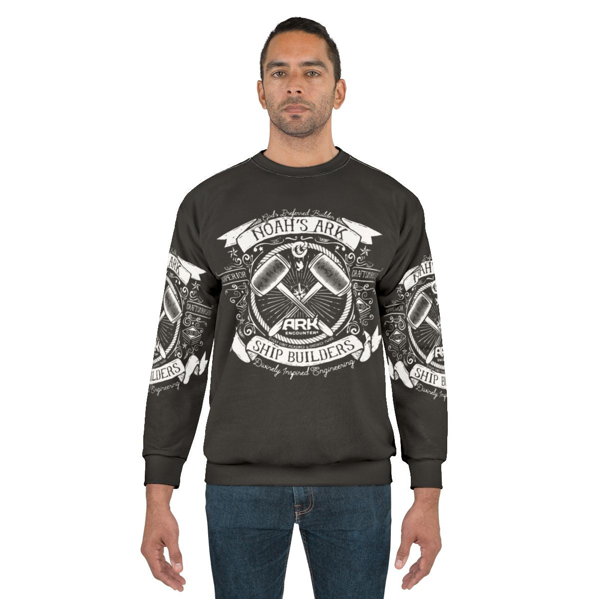 Ark Encounter Sweatshirt with Christian and Biblical Design