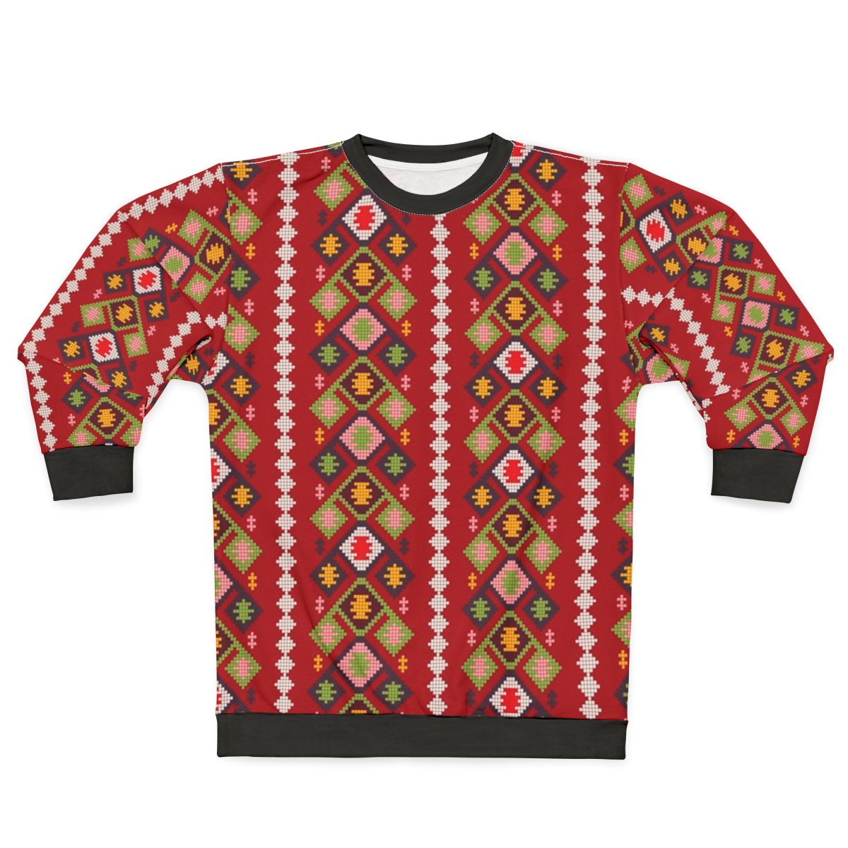 Traditional Armenian carpet pattern sweatshirt