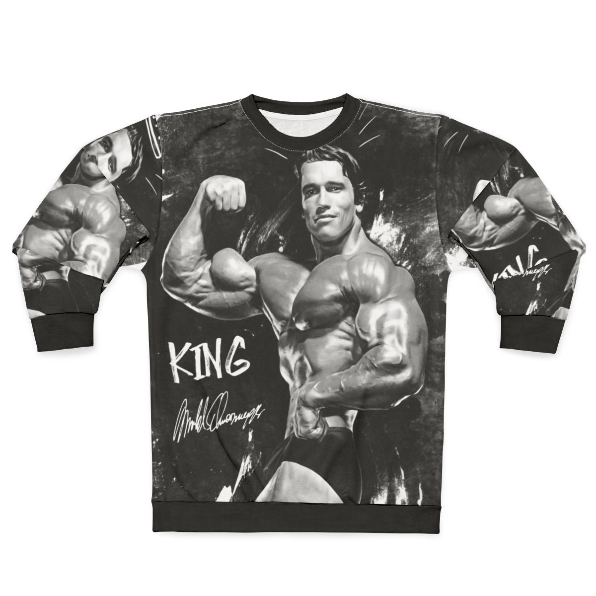 Arnold Schwarzenegger King of Bodybuilding Sweatshirt