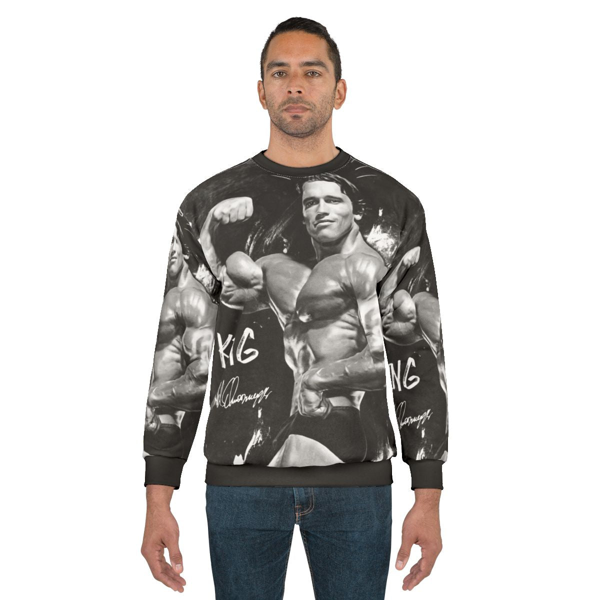 Arnold Schwarzenegger King of Bodybuilding Sweatshirt