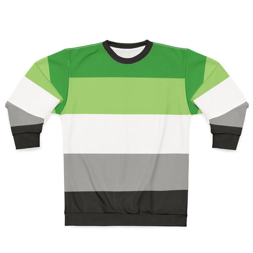 Aromantic Pride Flag Sweatshirt