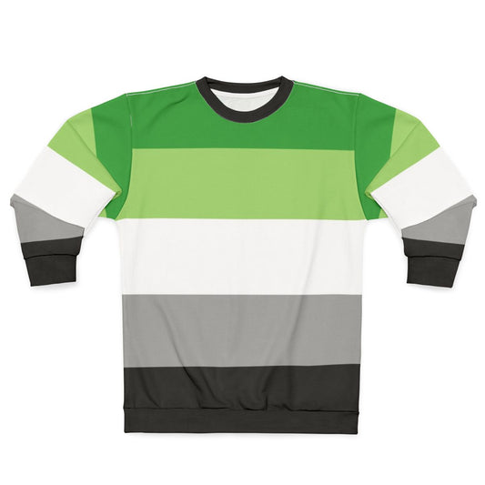 Aromantic Pride Flag Sweatshirt