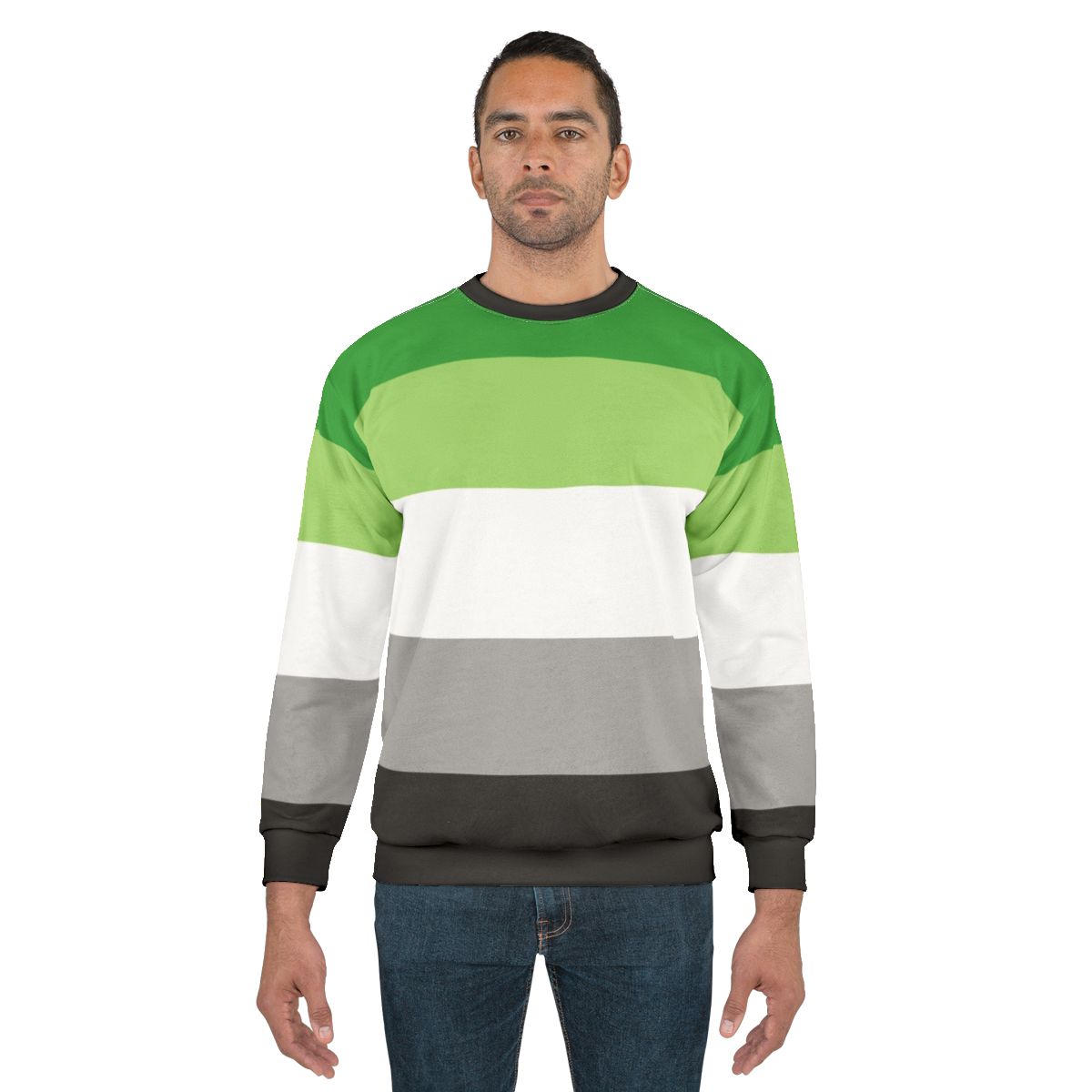 Aromantic Pride Flag Sweatshirt