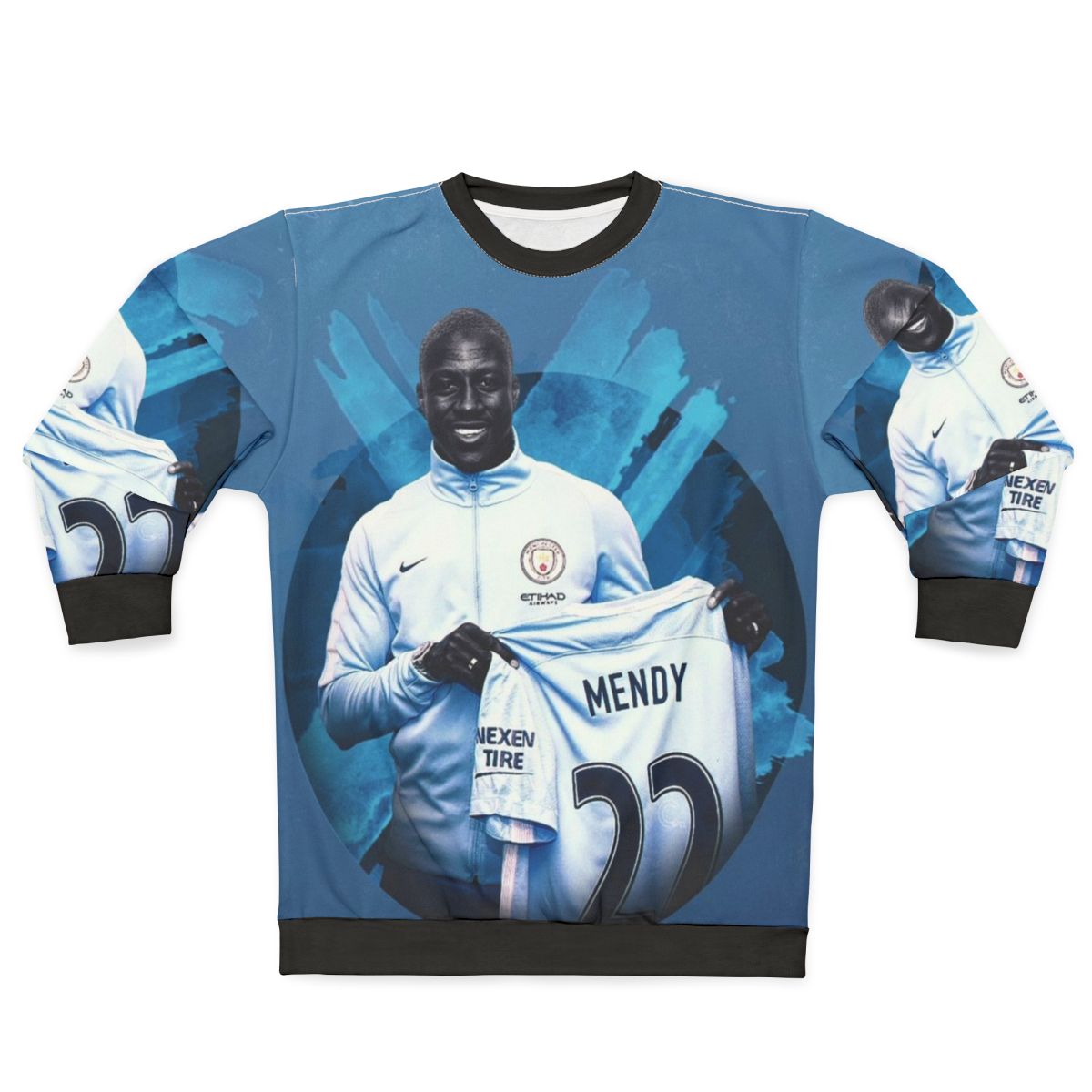 Art Benjamin Mendy Sweatshirt featuring Mendy's Unique Illustration