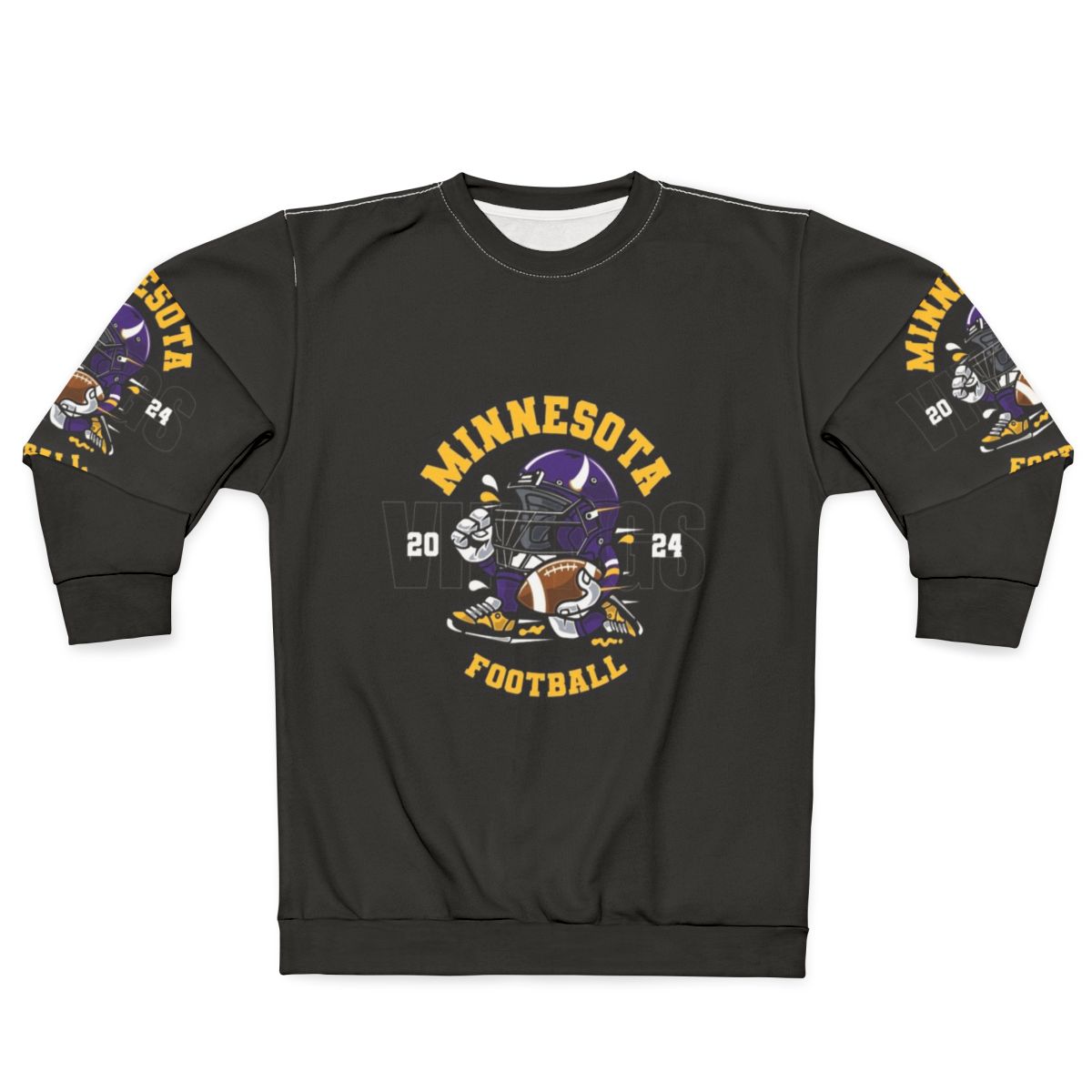 Minnesota Vikings Sweatshirt with Vikings logo and 'SKOL' text