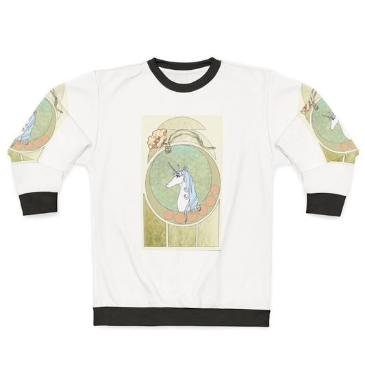 Art Nouveau The Last Unicorn Fantasy Sweatshirt