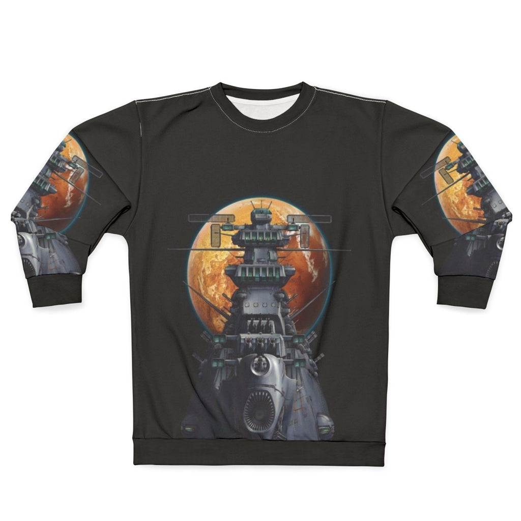 Vintage Space Battleship Yamato Anime Sweatshirt