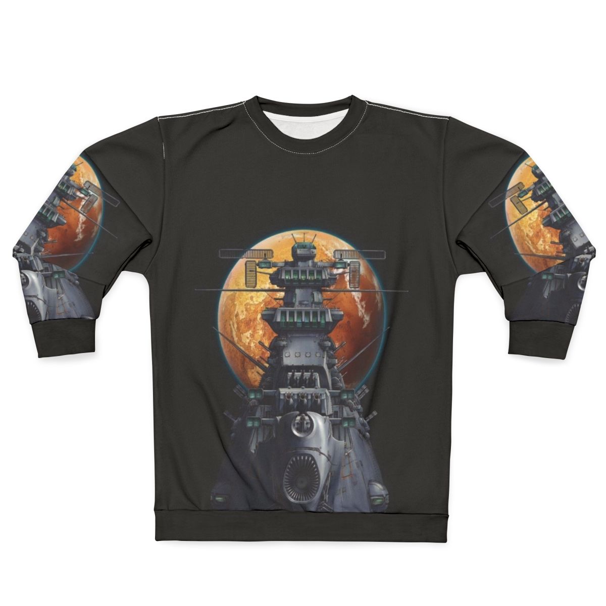 Vintage Space Battleship Yamato Anime Sweatshirt