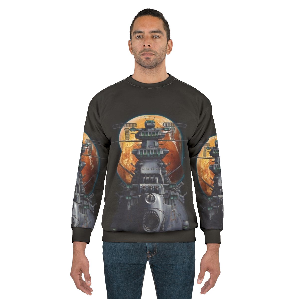Vintage Space Battleship Yamato Anime Sweatshirt