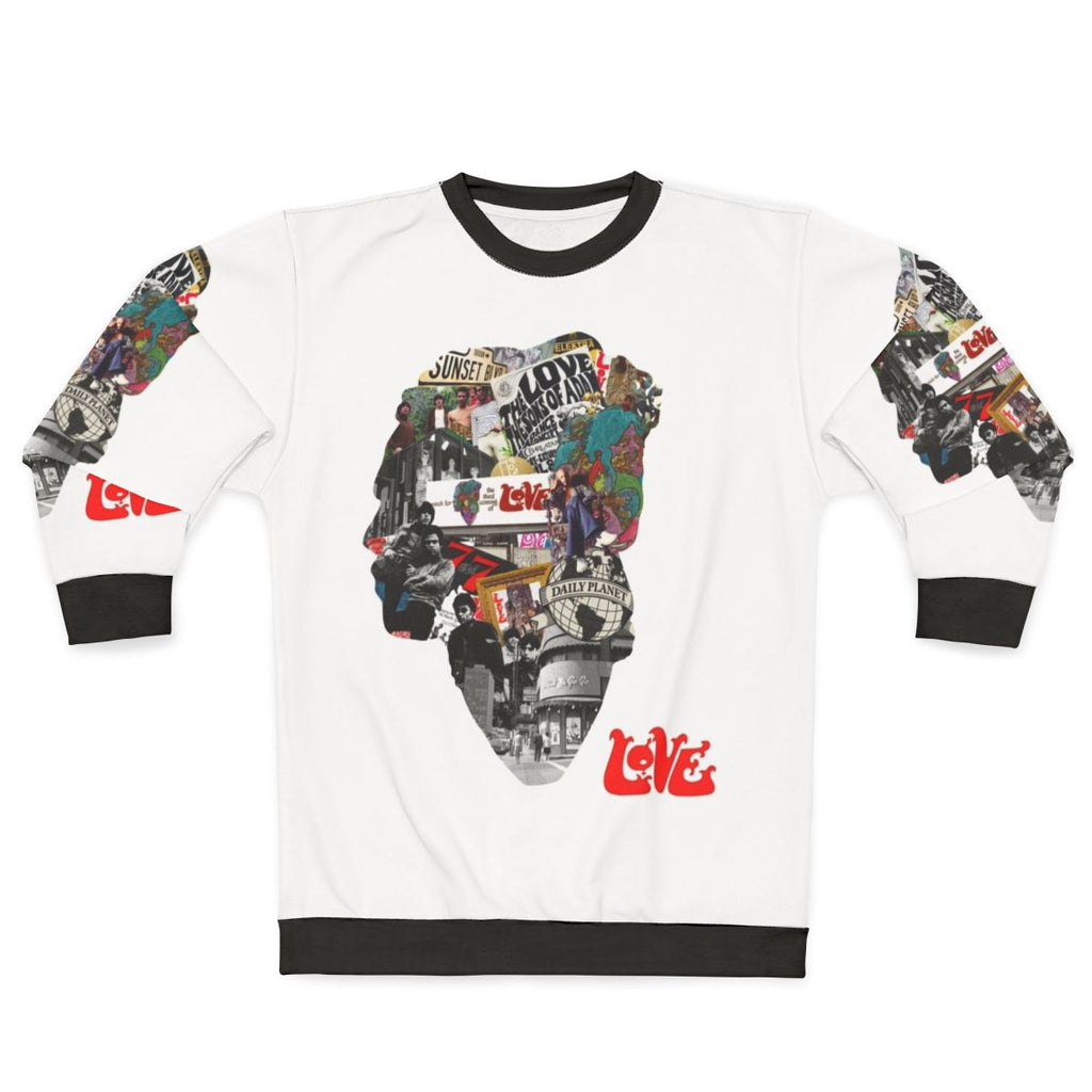 Psychedelic Arthur Lee and Love Collage Sweatshirt