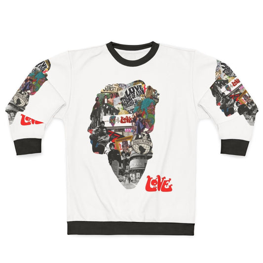 Psychedelic Arthur Lee and Love Collage Sweatshirt