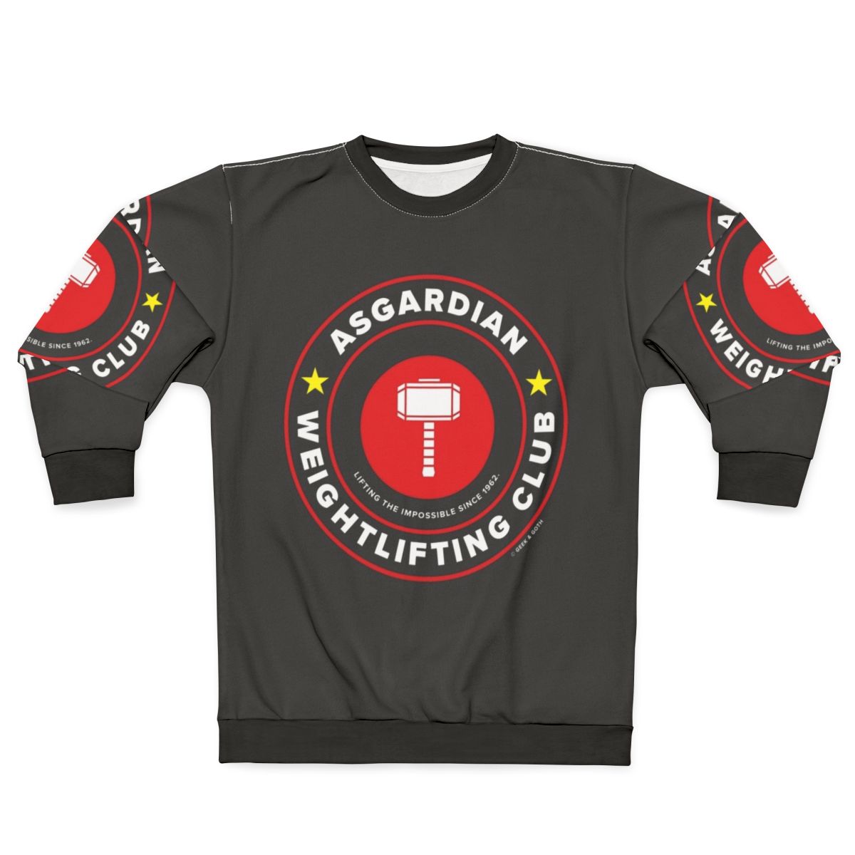 Asgardian Weightlifting Club Superhero Sweatshirt
