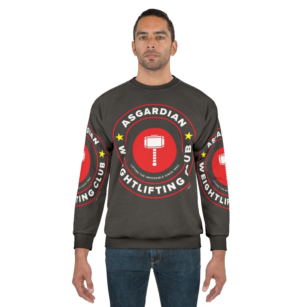 Asgardian Weightlifting Club Superhero Sweatshirt
