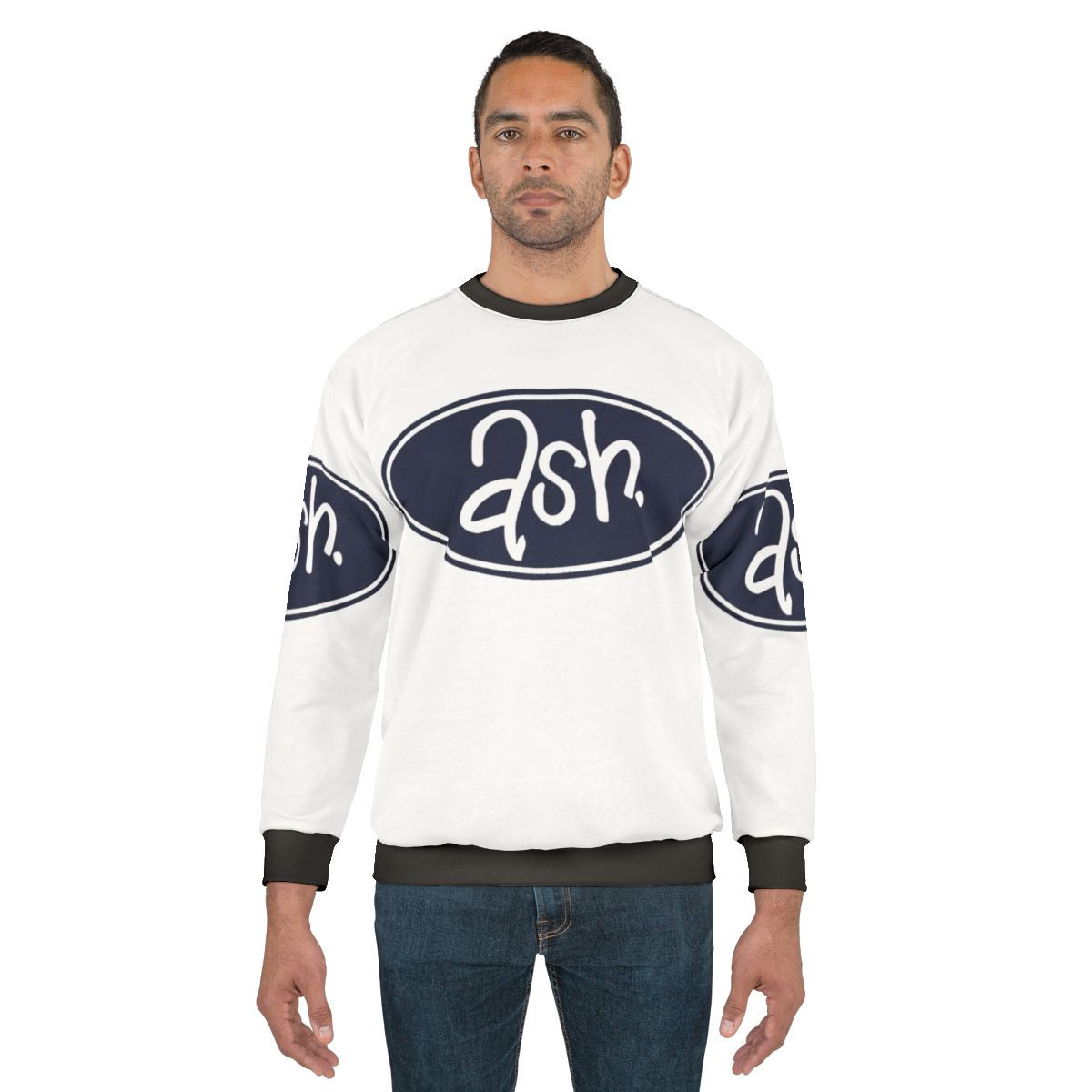 Ash Band Logo Sweatshirt - Music Merchandise