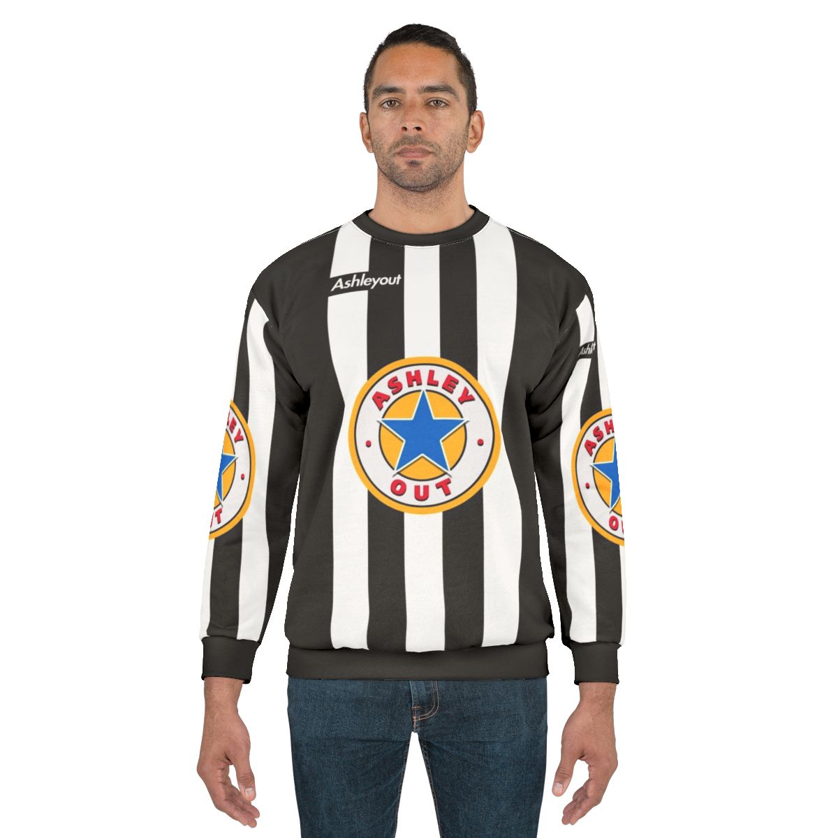 Newcastle United Ashleyout Yellow Circle Sweatshirt