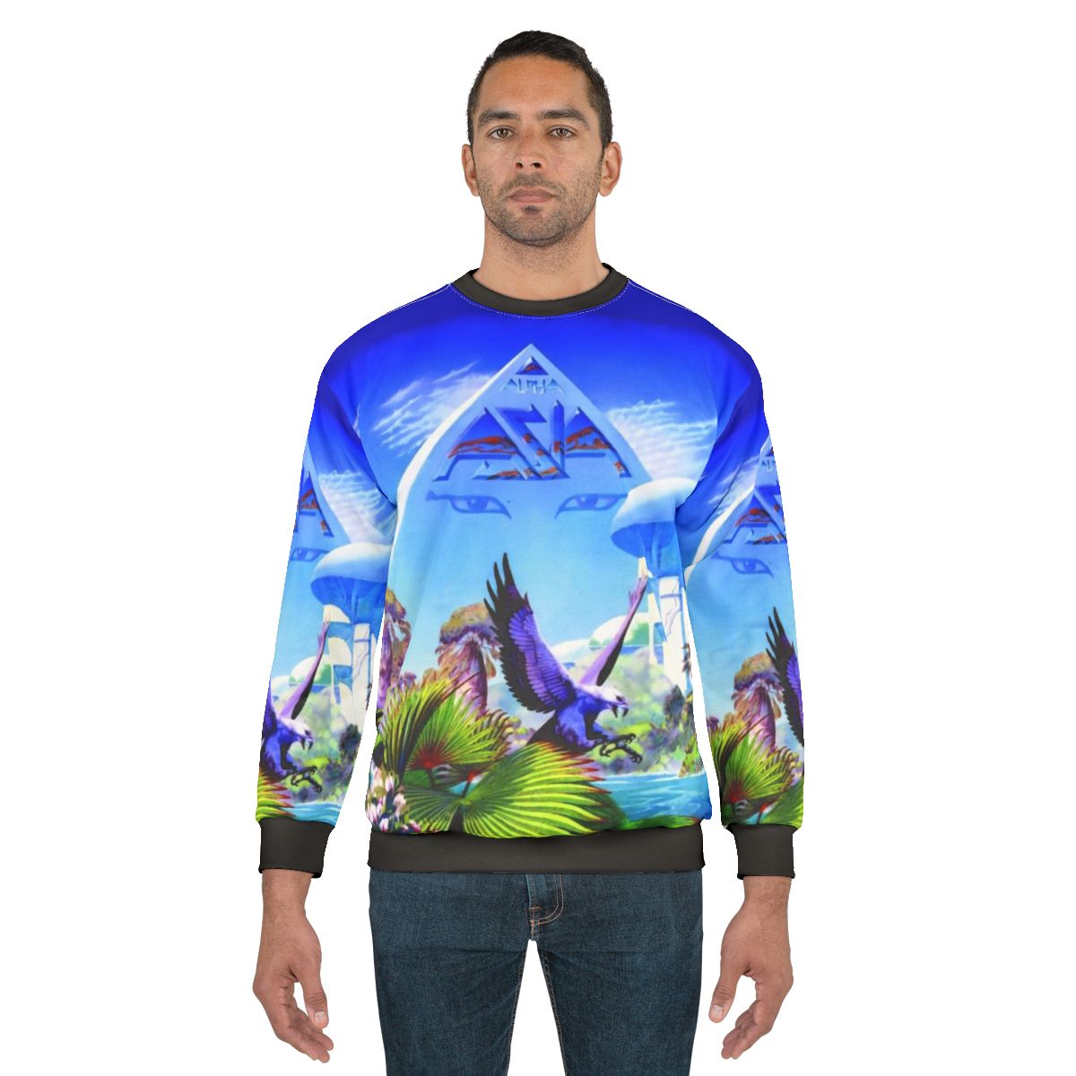Asia Alpha 1983 Progressive Rock Sweatshirt