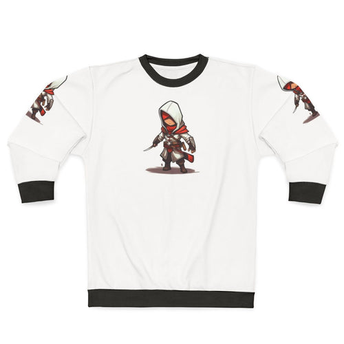 Assassins Creed Sweatshirt featuring a stylized image of an assassin boy
