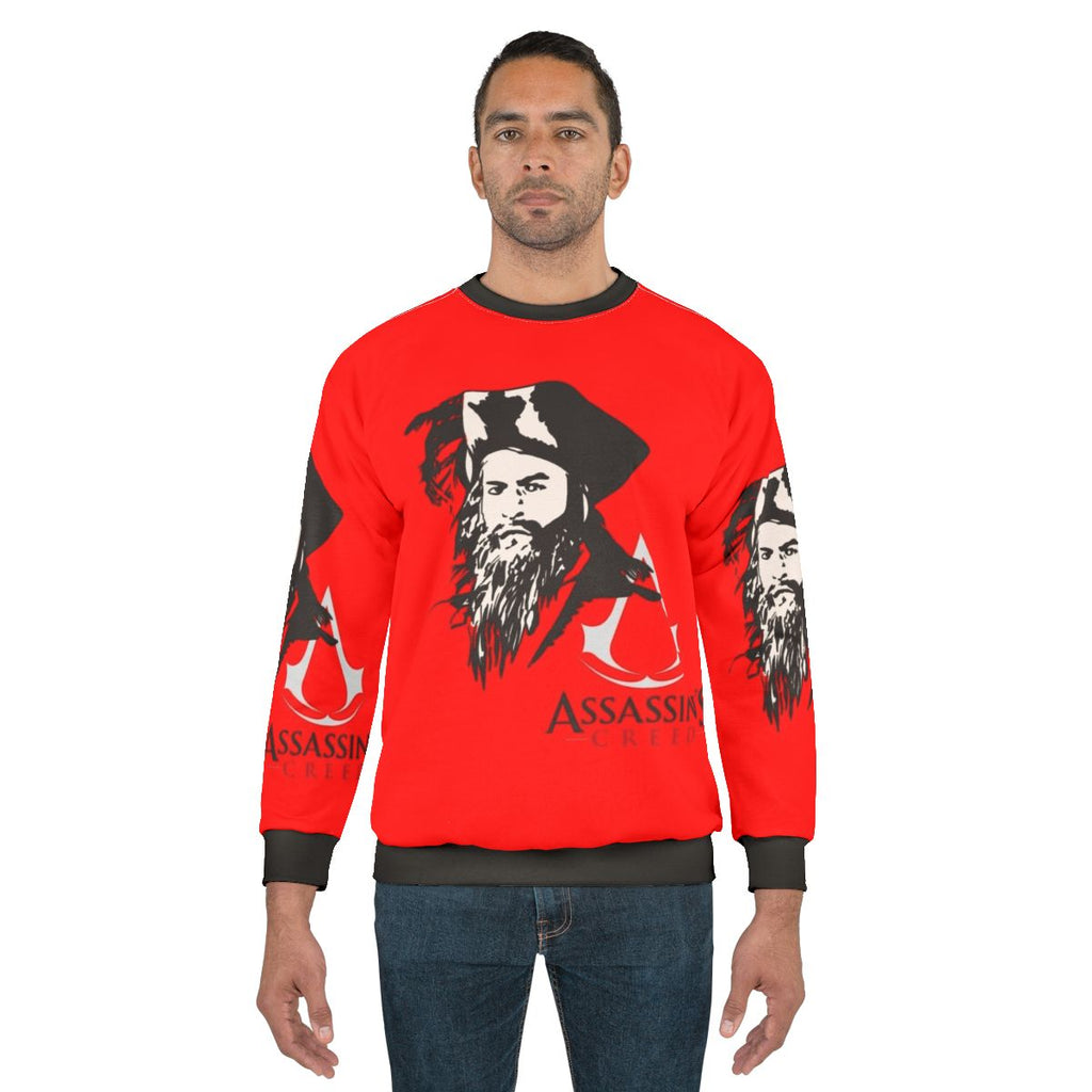 Assassins Creed Blackbeard Pirate Sweatshirt