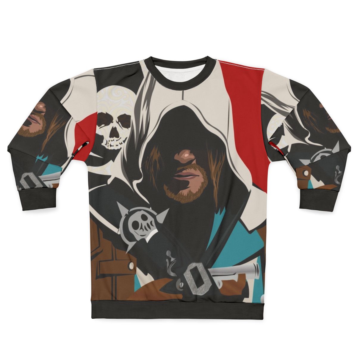 Assassins Creed Black Flag Edward Kenway Pirate Sweatshirt