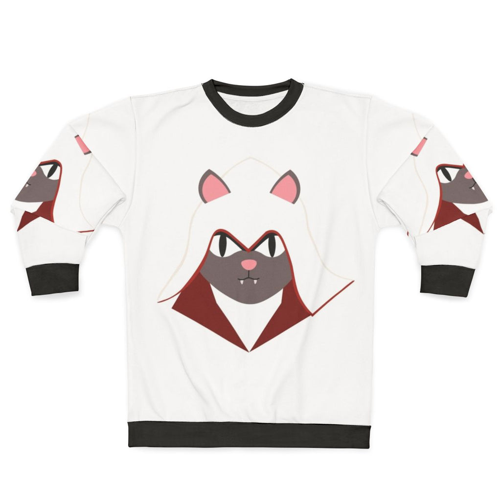 Assassin's Creed Ezio Gray Cat Sweatshirt