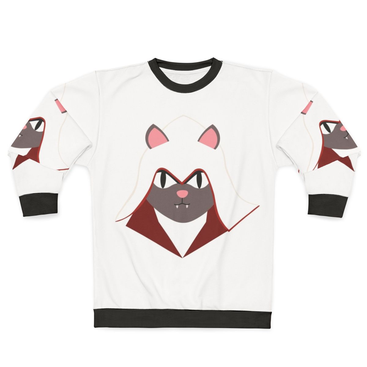 Assassin's Creed Ezio Gray Cat Sweatshirt
