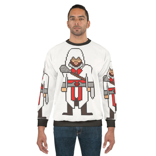 Assassin's Creed Ezio pixel art sweatshirt