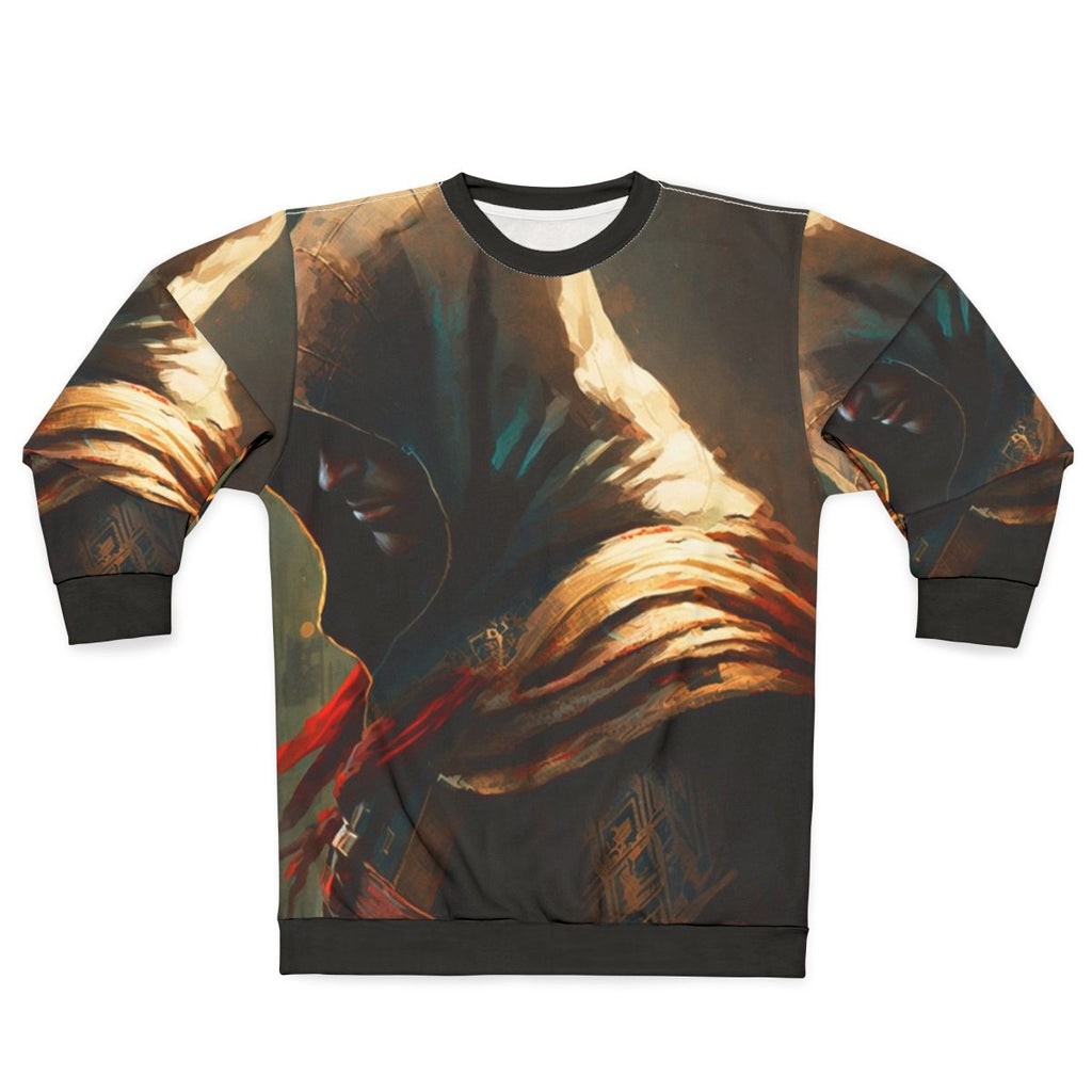 Assassins Creed Painting Inspired Gaming Sweatshirt