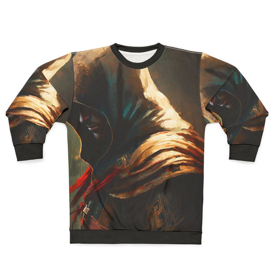 Assassins Creed Painting Inspired Gaming Sweatshirt