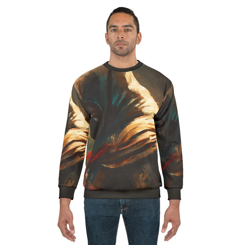 Assassins Creed Painting Inspired Gaming Sweatshirt