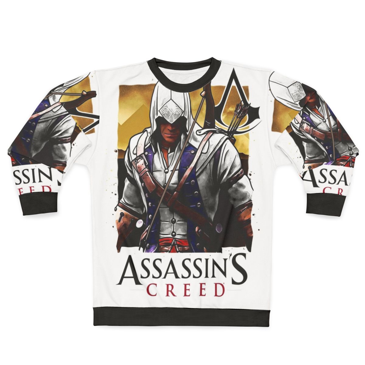 Assassin's Creed Sweatshirt 3 Featuring Iconic Assassin's Creed Symbols
