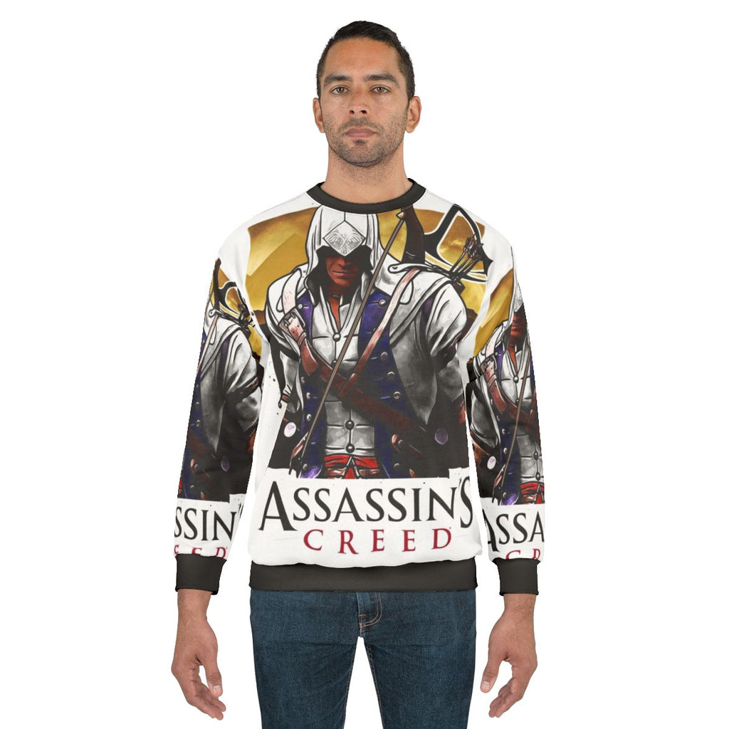 Assassin's Creed Sweatshirt 3 Featuring Iconic Assassin's Creed Symbols