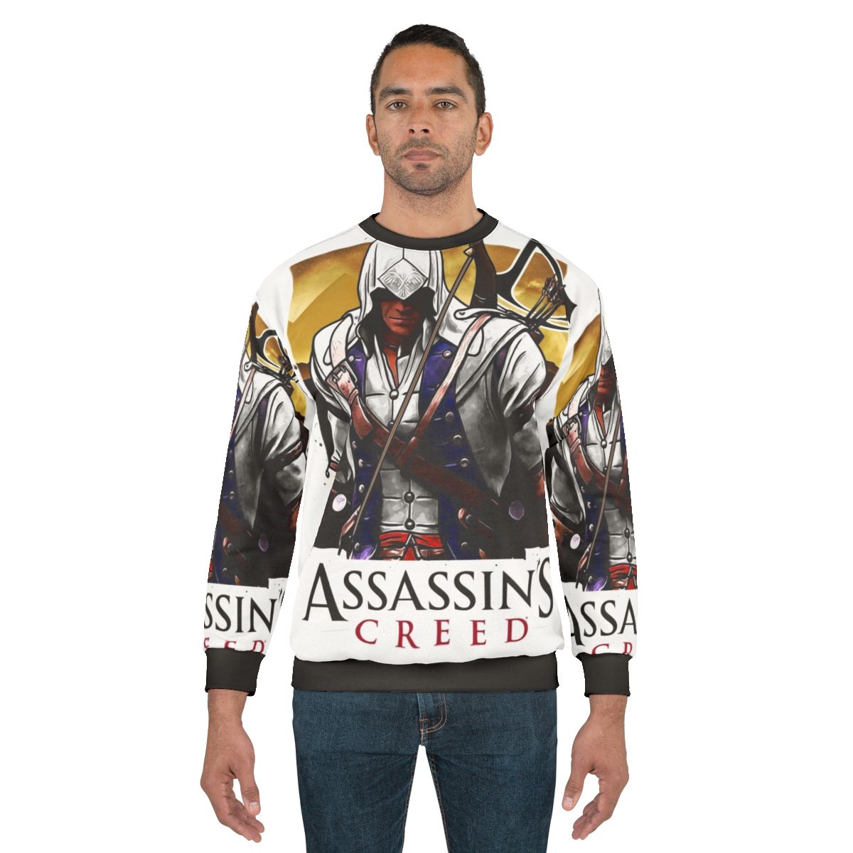 Assassin's Creed Sweatshirt 3 Featuring Iconic Assassin's Creed Symbols