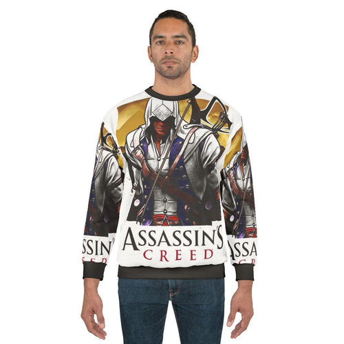 Assassin's Creed Sweatshirt 3 Featuring Iconic Assassin's Creed Symbols