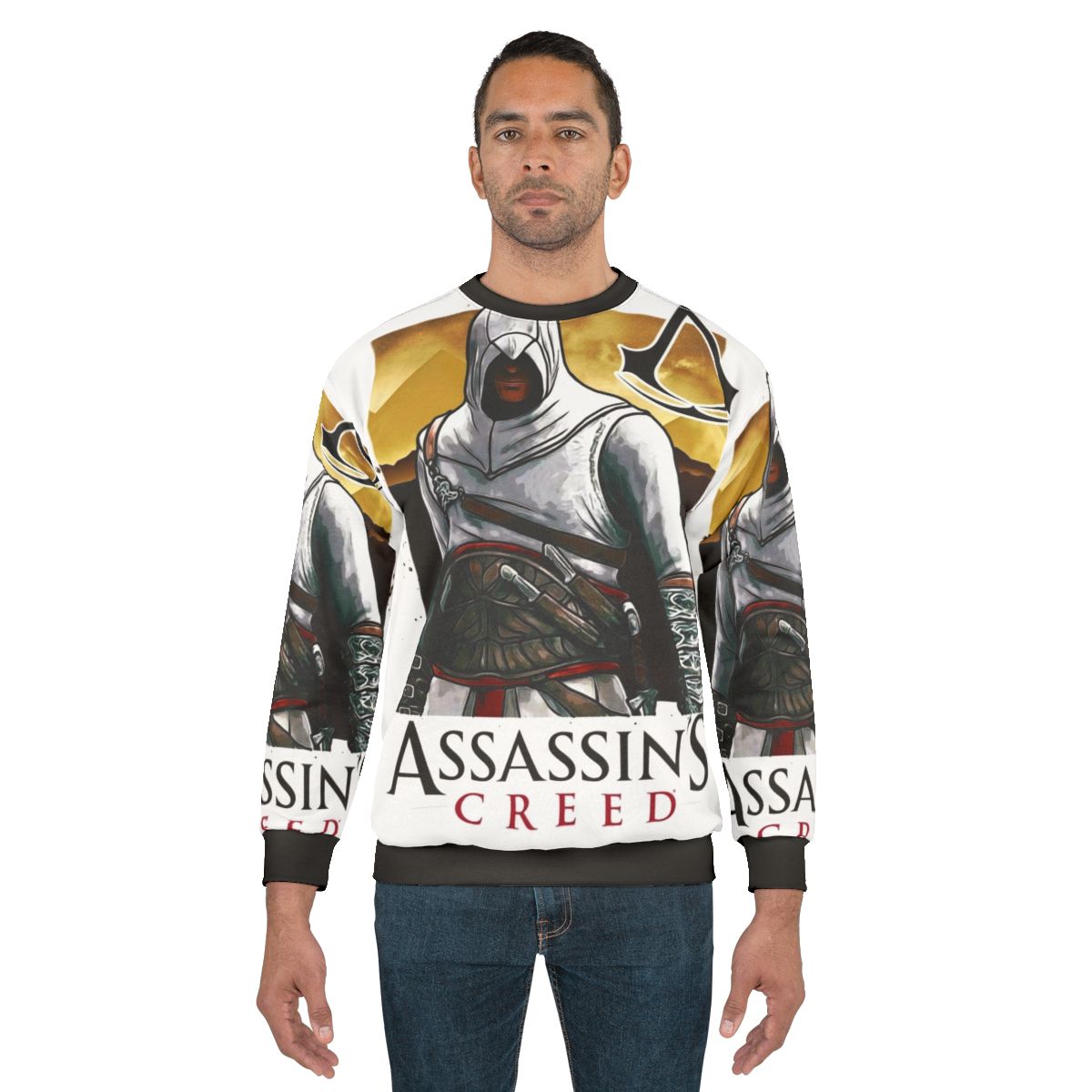 Assassin's Creed Sweatshirt featuring iconic game elements