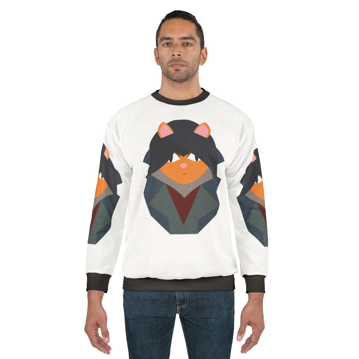 Assassins Creed Syndicate Cat Sweatshirt with Jacob and Evie Frye