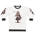 Assassin's Creed art inspired sweatshirt featuring mysterious warriors
