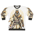 Assassins Creed Sweatshirt with Assassin In Action and Bright Colors