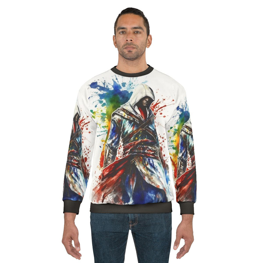 Assassins Creed Sketch Splatter Sweatshirt