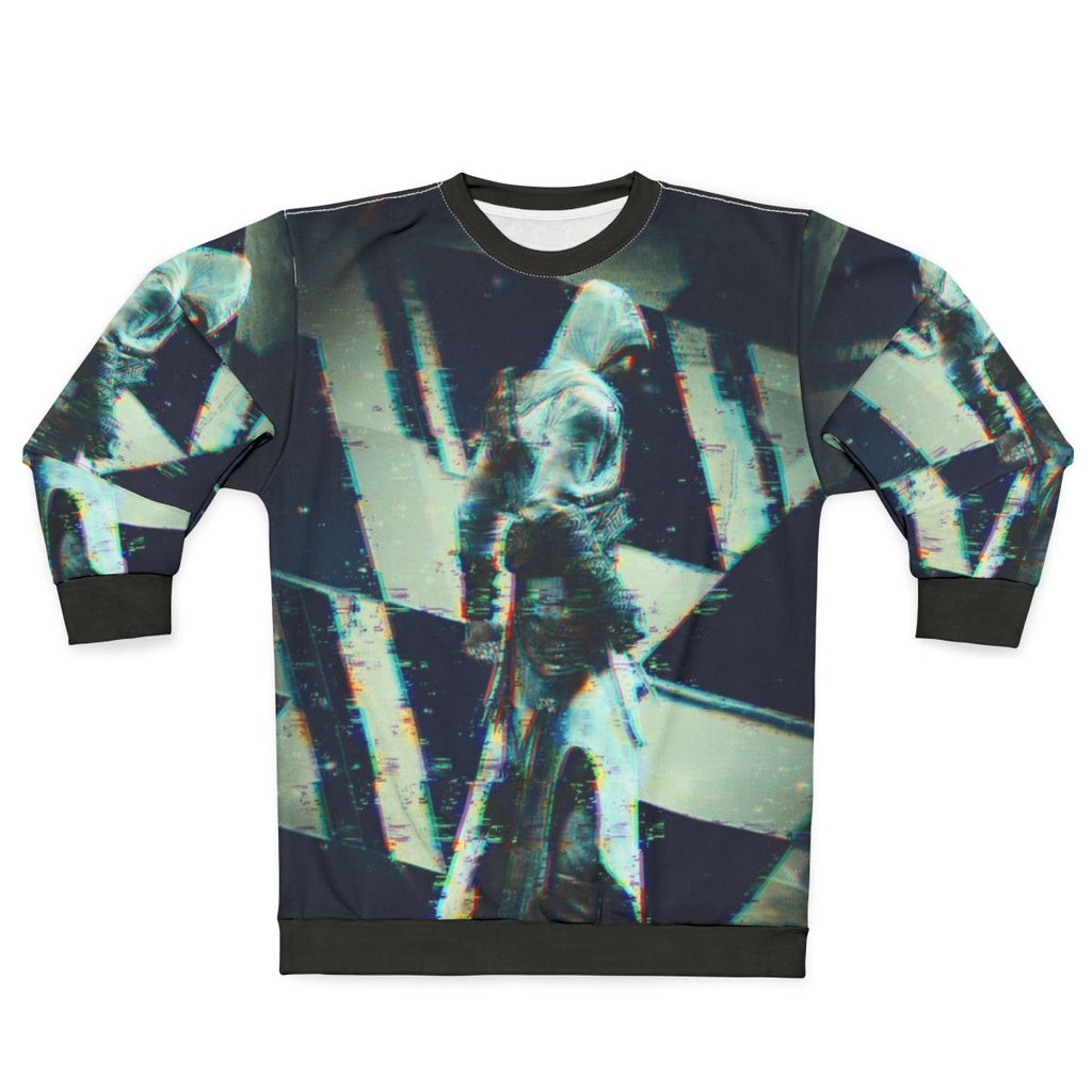 Assassin's Creed inspired glitch sweatshirt