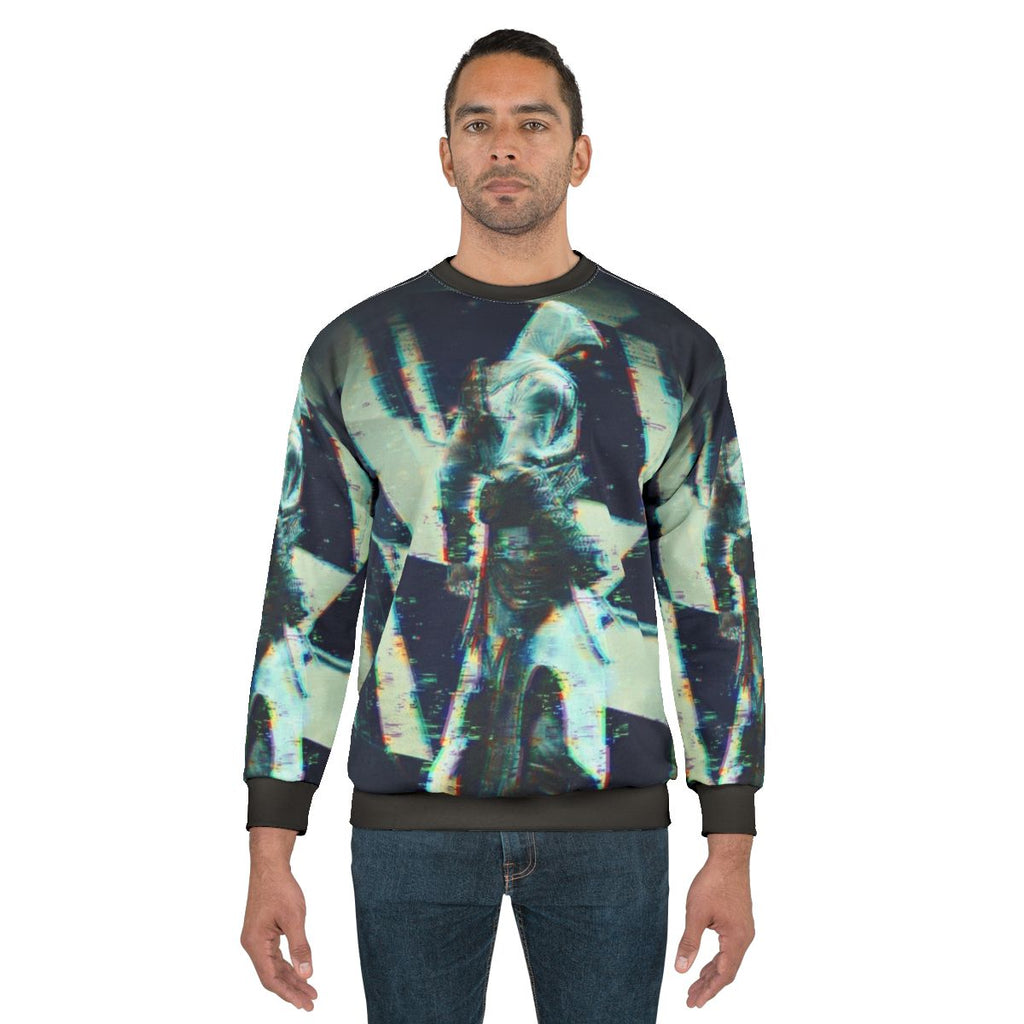 Assassin's Creed inspired glitch sweatshirt