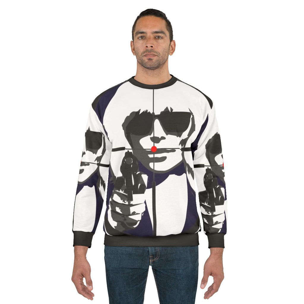 Atomic Blonde action movie sweatshirt