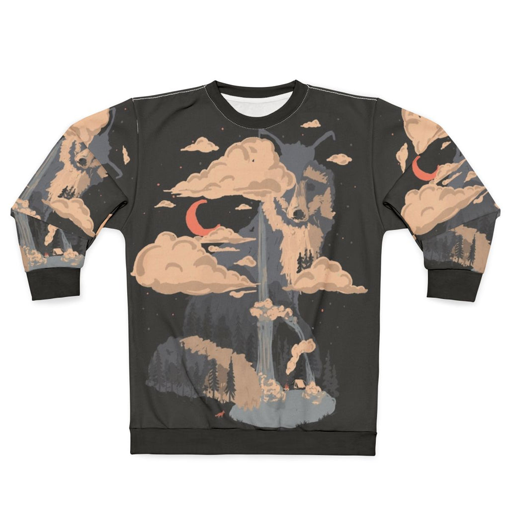 At The Foot Of Fox Mountain Nature Sweatshirt