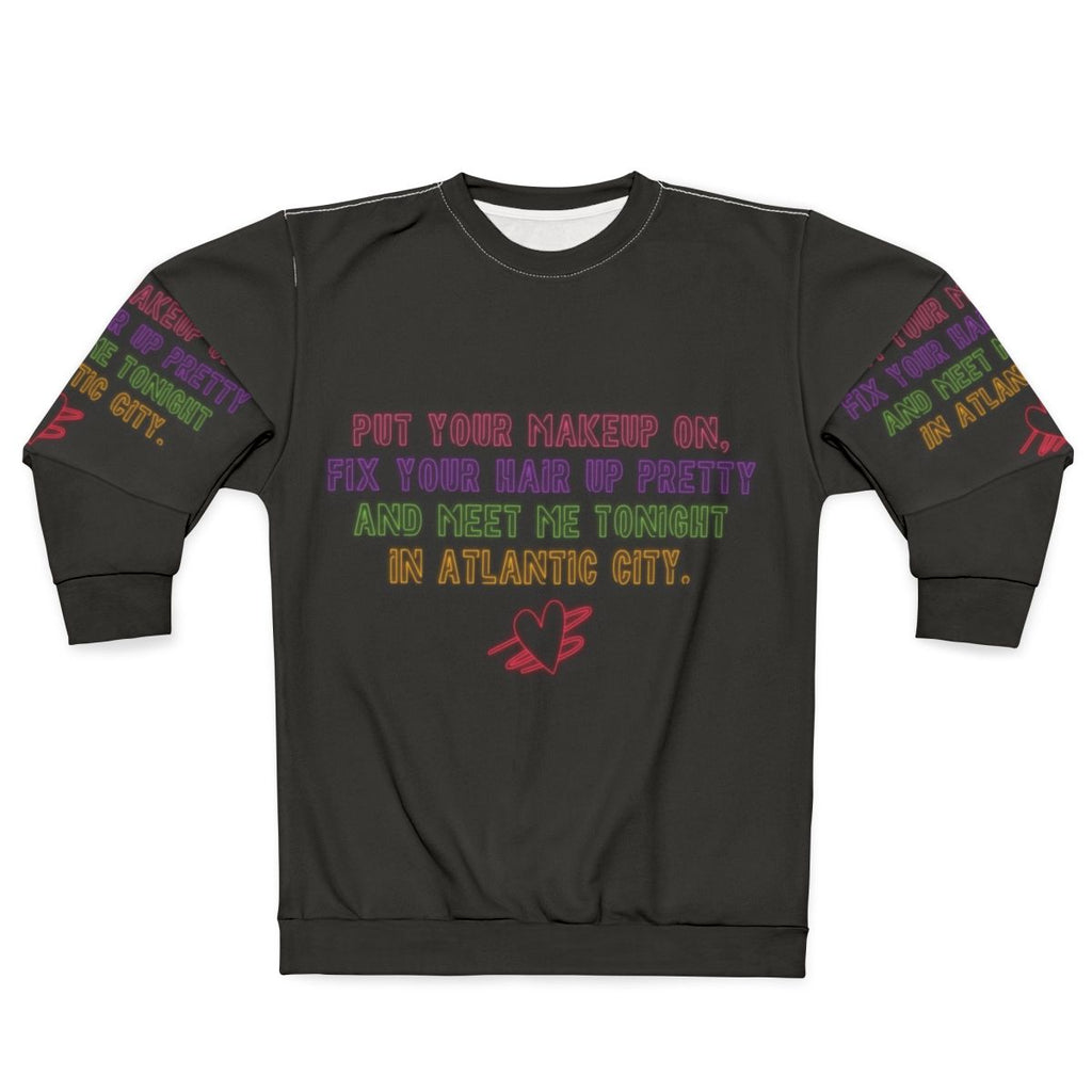 Atlantic City Sweatshirt with Bruce Springsteen Lyrics