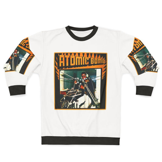 Retro Atomic Bomb Sweatshirt with Afrobeat Style