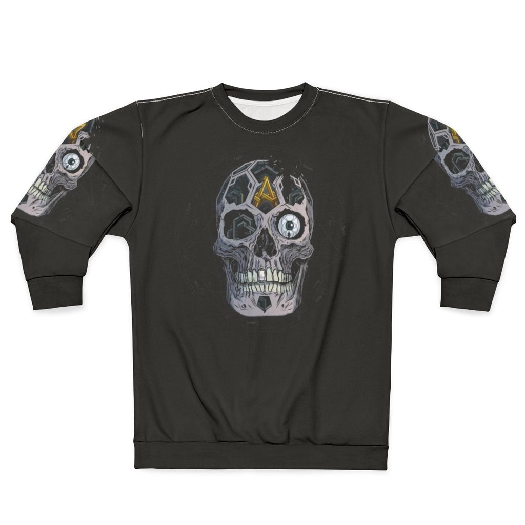 Atreyu "In Our Wake" Skull Album Cover Graphic Sweatshirt