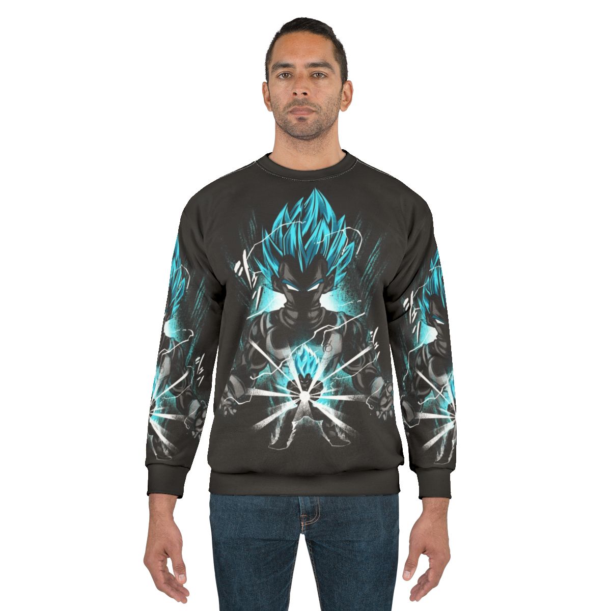 Prince Blue Superhero Anime Sweatshirt
