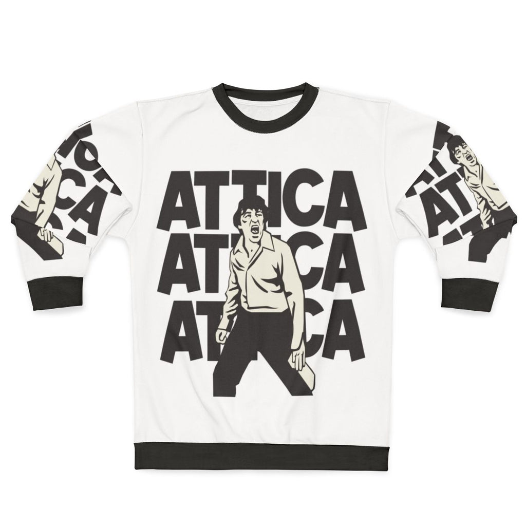Attica Sweatshirt featuring Al Pacino from the classic 1970s film Dog Day Afternoon
