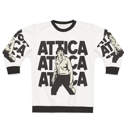 Attica Sweatshirt featuring Al Pacino from the classic 1970s film Dog Day Afternoon