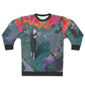 Moebius lineart design audition sweatshirt for flute musicians